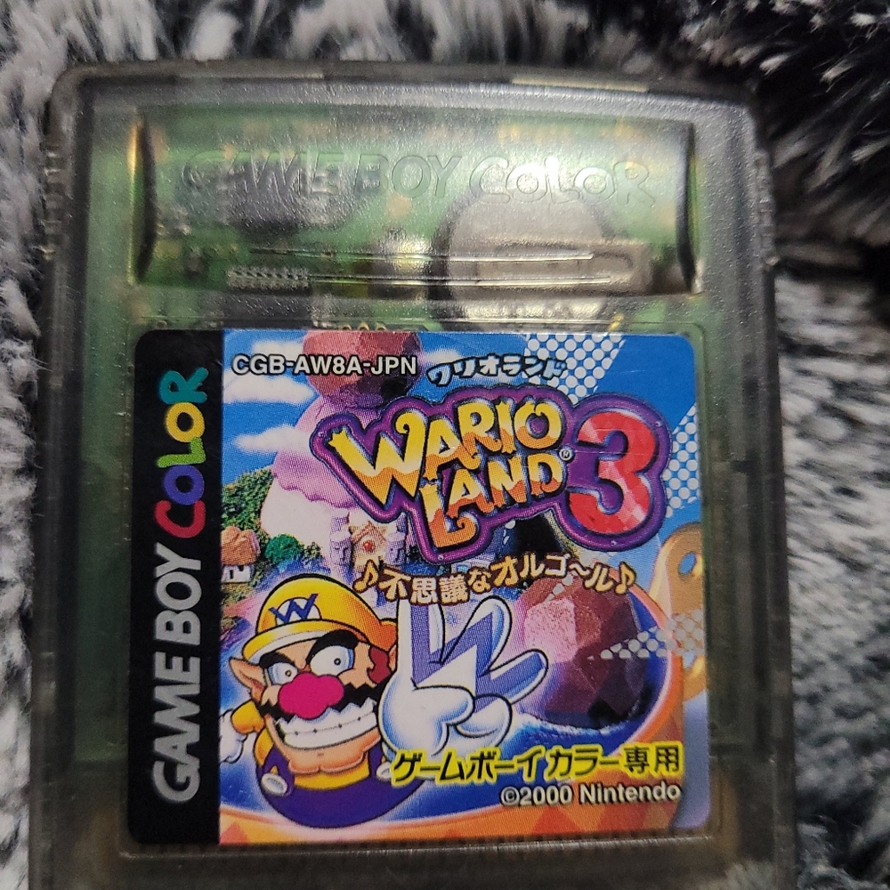 Wario land 3 Japanese version gameboy color